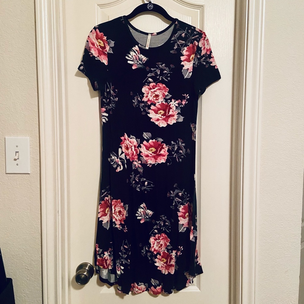 Lime N Chili Floral Shirt Dress